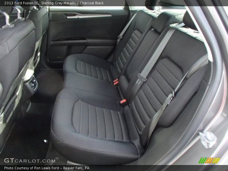Sterling Gray Metallic / Charcoal Black 2013 Ford Fusion SE