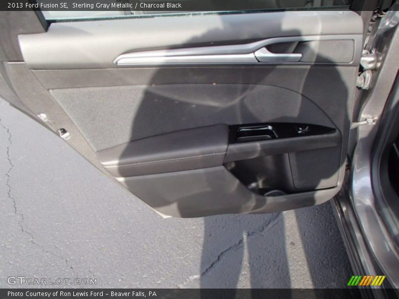 Sterling Gray Metallic / Charcoal Black 2013 Ford Fusion SE