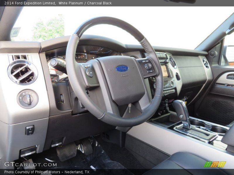 White Platinum / Charcoal Black 2014 Ford Expedition Limited