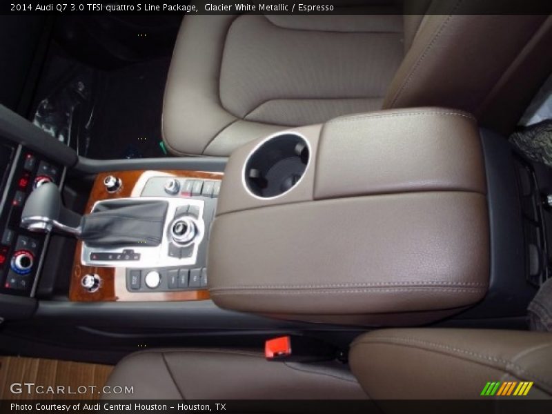 Glacier White Metallic / Espresso 2014 Audi Q7 3.0 TFSI quattro S Line Package