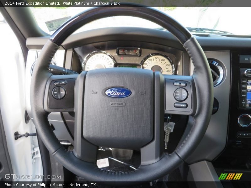 White Platinum / Charcoal Black 2014 Ford Expedition Limited
