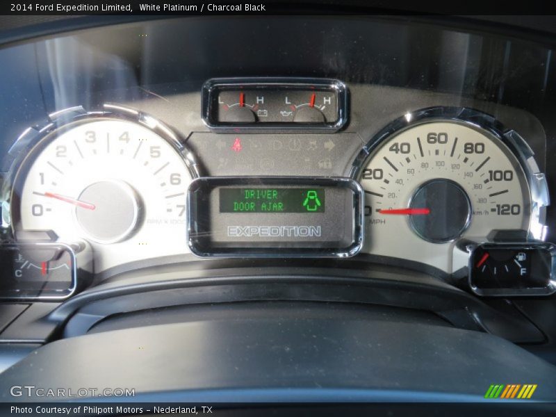 White Platinum / Charcoal Black 2014 Ford Expedition Limited