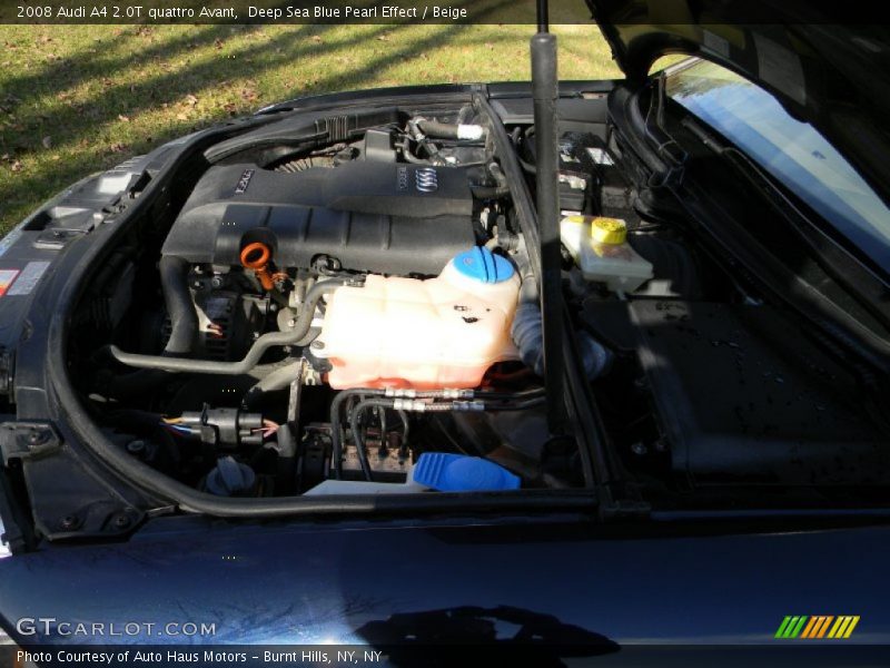 Deep Sea Blue Pearl Effect / Beige 2008 Audi A4 2.0T quattro Avant