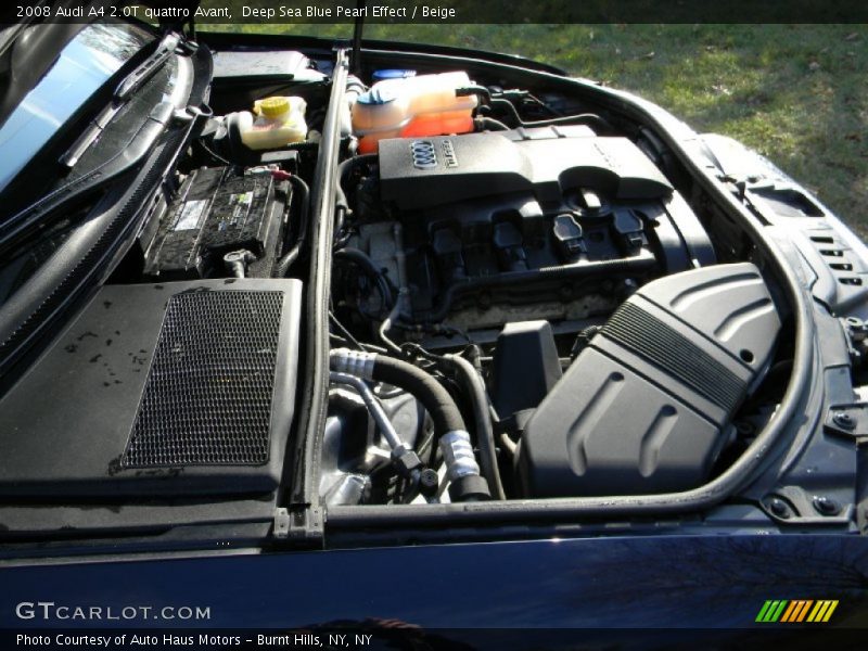 Deep Sea Blue Pearl Effect / Beige 2008 Audi A4 2.0T quattro Avant