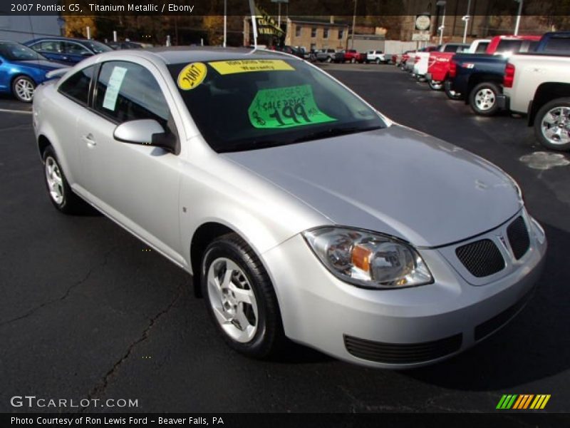 Titanium Metallic / Ebony 2007 Pontiac G5