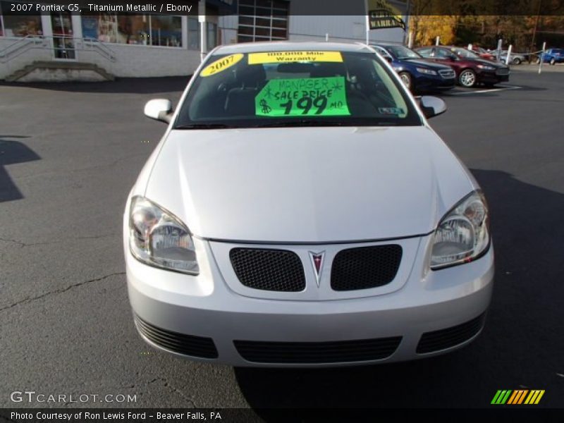 Titanium Metallic / Ebony 2007 Pontiac G5