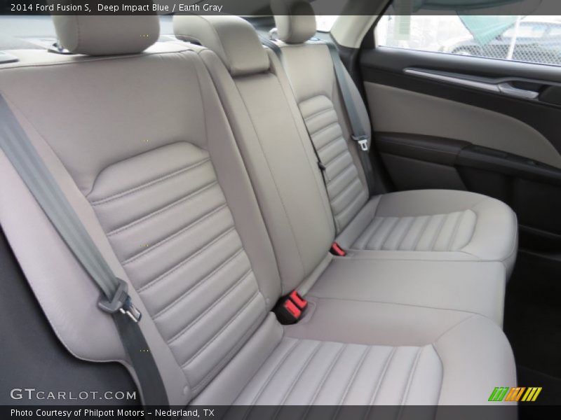 Deep Impact Blue / Earth Gray 2014 Ford Fusion S