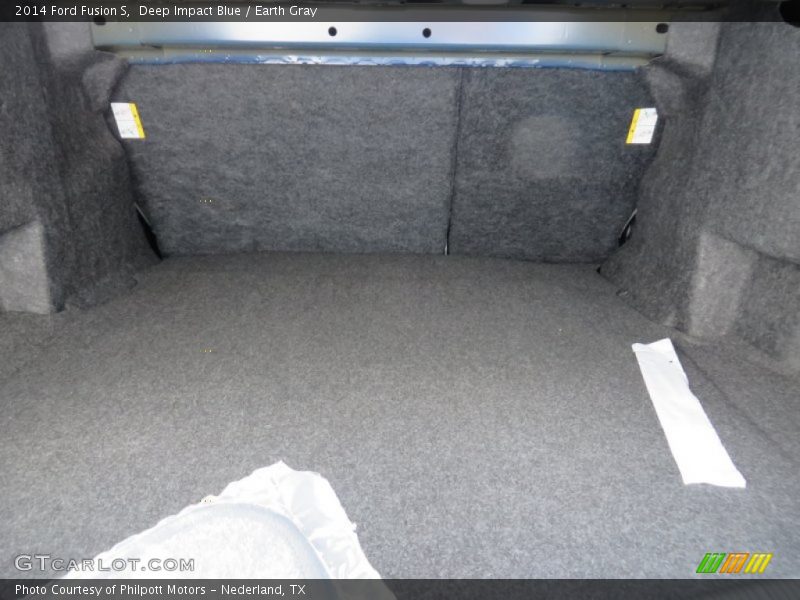 Deep Impact Blue / Earth Gray 2014 Ford Fusion S