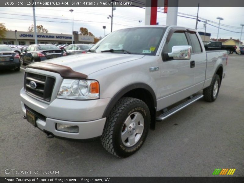 Silver Metallic / Medium Flint Grey 2005 Ford F150 FX4 SuperCab 4x4