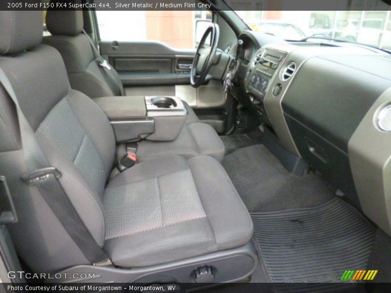 Silver Metallic / Medium Flint Grey 2005 Ford F150 FX4 SuperCab 4x4