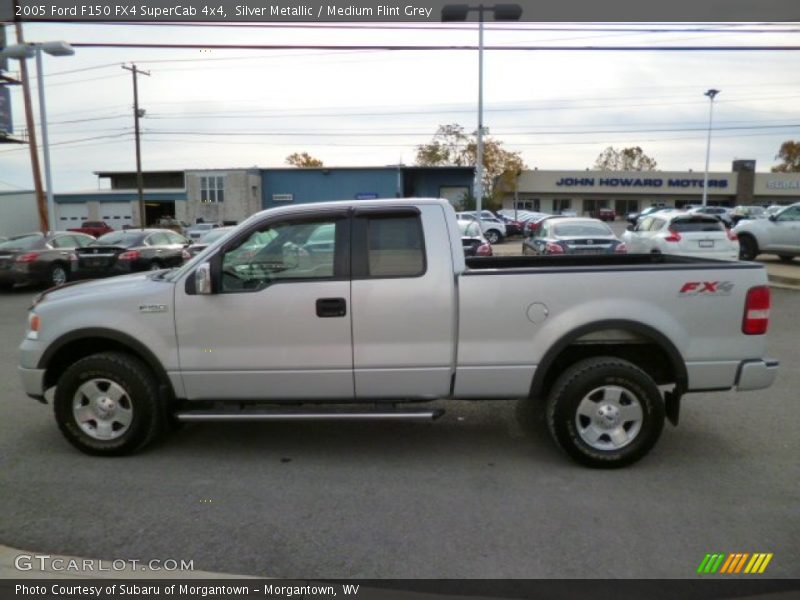 Silver Metallic / Medium Flint Grey 2005 Ford F150 FX4 SuperCab 4x4