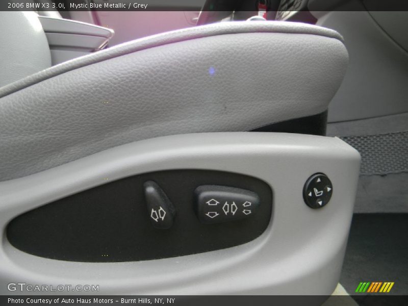 Mystic Blue Metallic / Grey 2006 BMW X3 3.0i