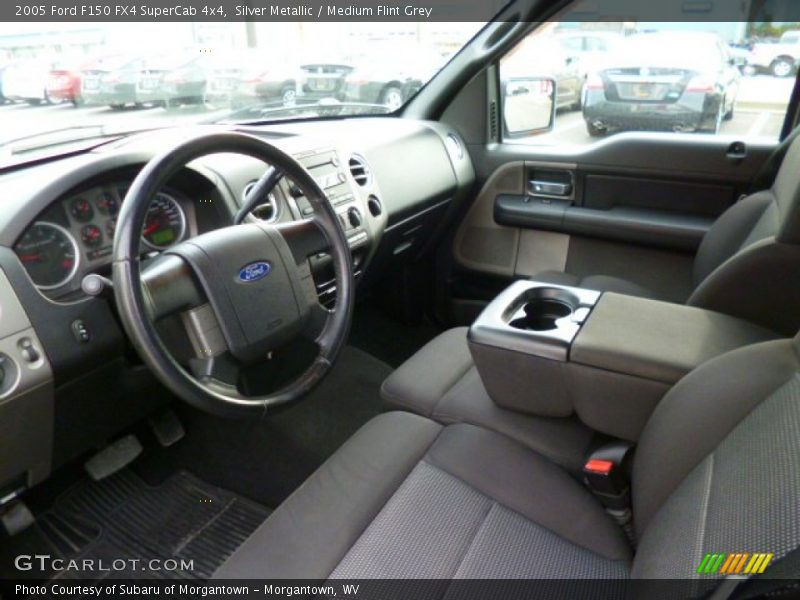 Silver Metallic / Medium Flint Grey 2005 Ford F150 FX4 SuperCab 4x4