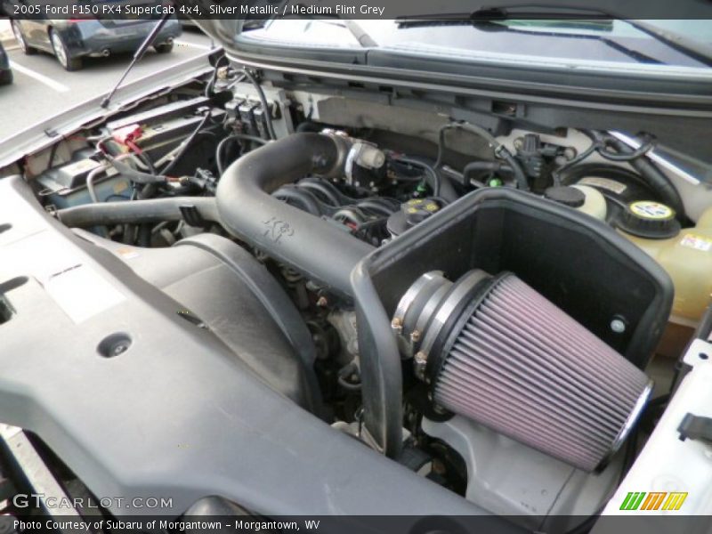 Silver Metallic / Medium Flint Grey 2005 Ford F150 FX4 SuperCab 4x4