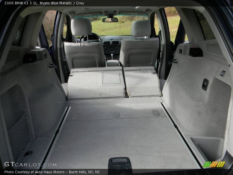 Mystic Blue Metallic / Grey 2006 BMW X3 3.0i