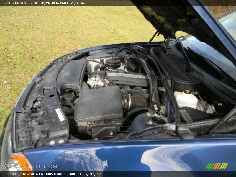 Mystic Blue Metallic / Grey 2006 BMW X3 3.0i