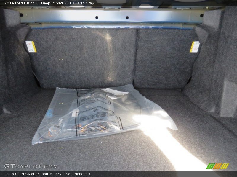 Deep Impact Blue / Earth Gray 2014 Ford Fusion S