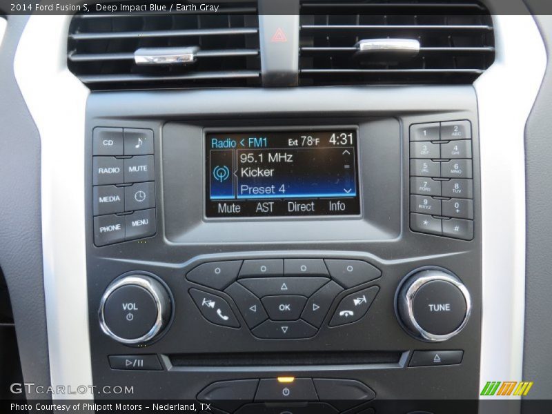 Controls of 2014 Fusion S