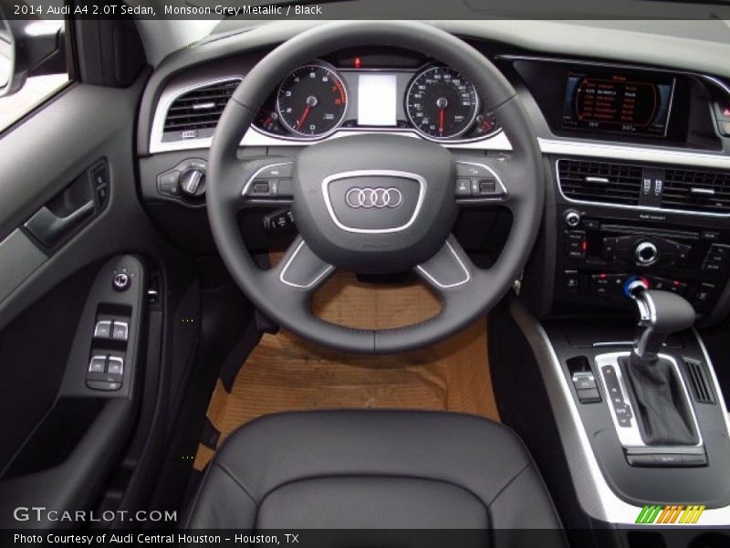 Monsoon Grey Metallic / Black 2014 Audi A4 2.0T Sedan