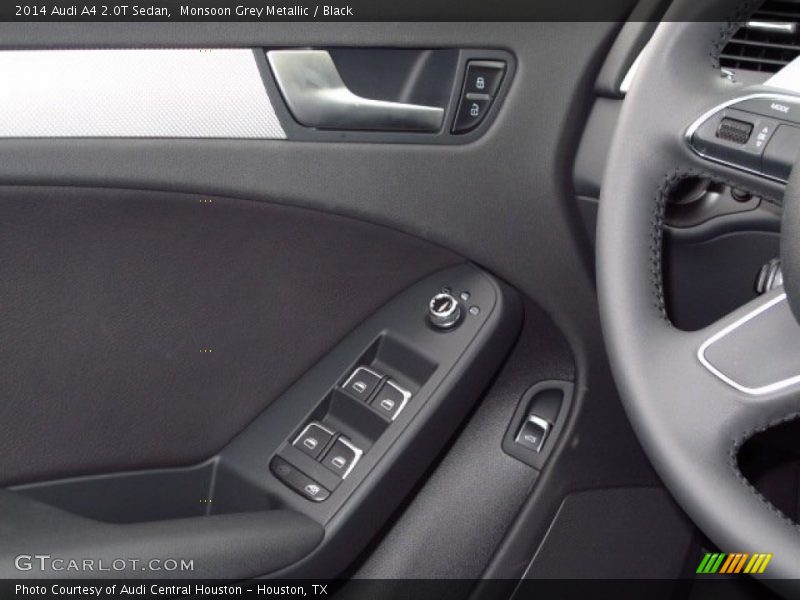 Monsoon Grey Metallic / Black 2014 Audi A4 2.0T Sedan