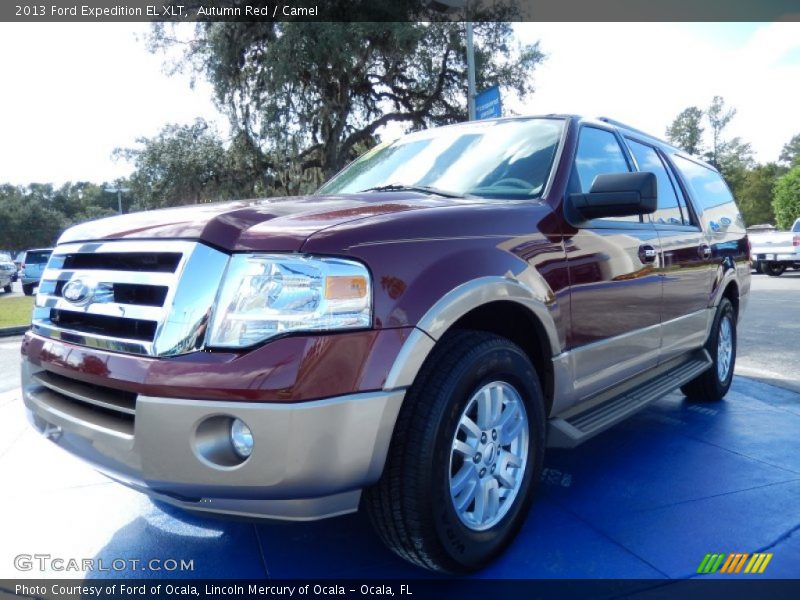 Autumn Red / Camel 2013 Ford Expedition EL XLT