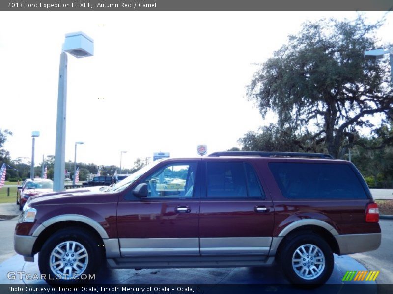 Autumn Red / Camel 2013 Ford Expedition EL XLT