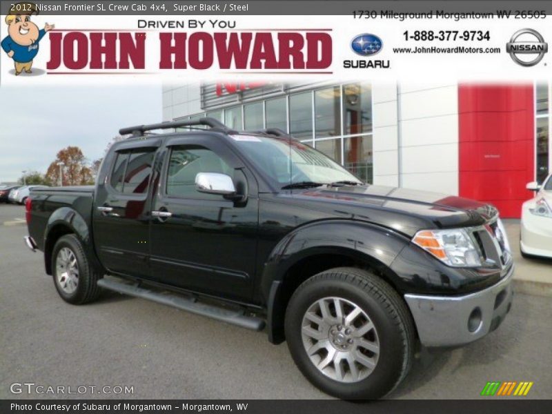 Super Black / Steel 2012 Nissan Frontier SL Crew Cab 4x4