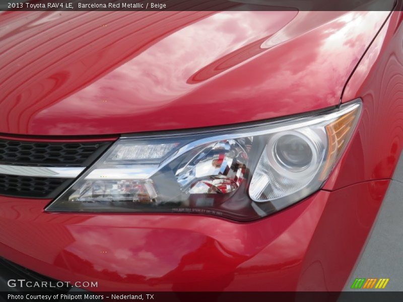 Barcelona Red Metallic / Beige 2013 Toyota RAV4 LE