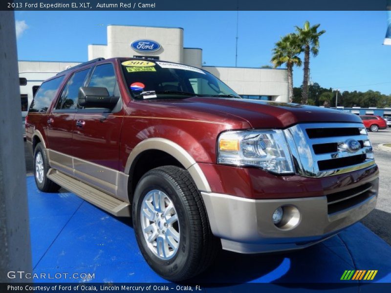 Autumn Red / Camel 2013 Ford Expedition EL XLT
