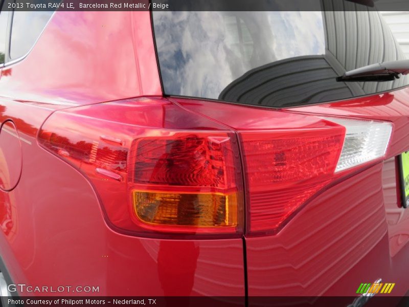 Barcelona Red Metallic / Beige 2013 Toyota RAV4 LE