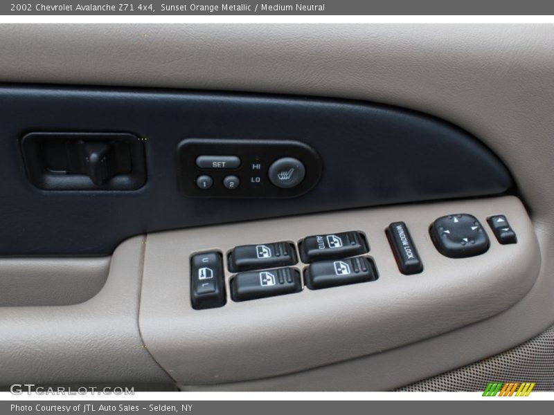 Controls of 2002 Avalanche Z71 4x4