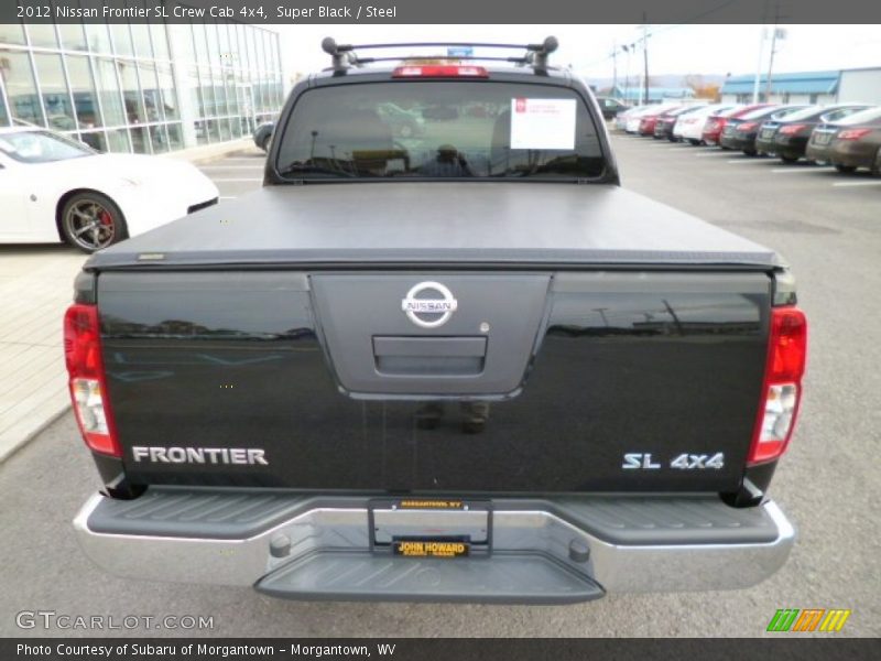 Super Black / Steel 2012 Nissan Frontier SL Crew Cab 4x4