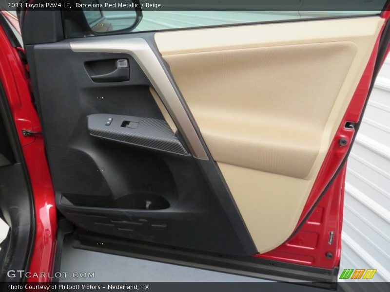 Door Panel of 2013 RAV4 LE