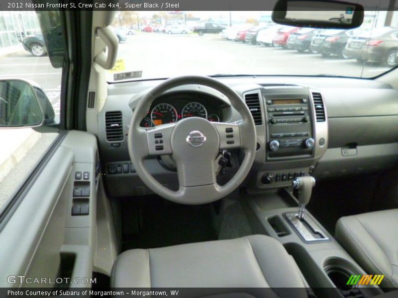 Super Black / Steel 2012 Nissan Frontier SL Crew Cab 4x4