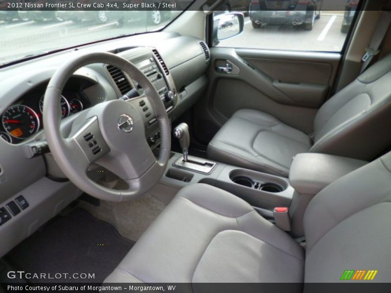 Super Black / Steel 2012 Nissan Frontier SL Crew Cab 4x4