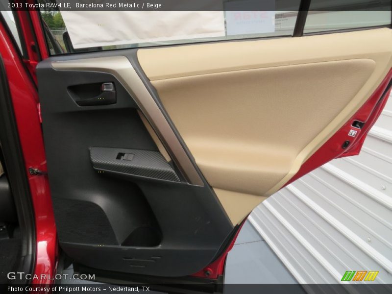 Barcelona Red Metallic / Beige 2013 Toyota RAV4 LE