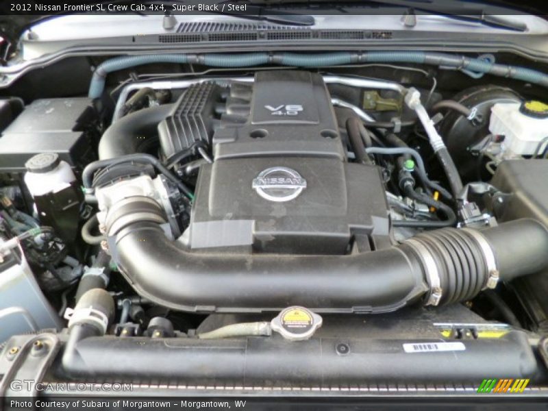 Super Black / Steel 2012 Nissan Frontier SL Crew Cab 4x4