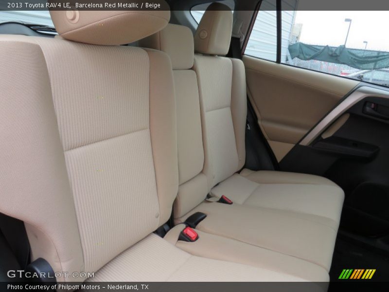 Barcelona Red Metallic / Beige 2013 Toyota RAV4 LE