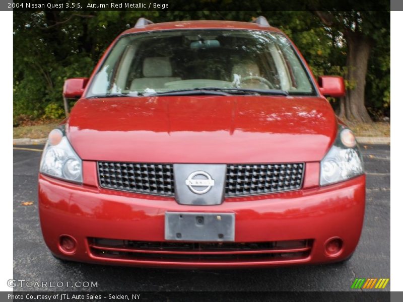 Autumn Red Metallic / Beige 2004 Nissan Quest 3.5 S