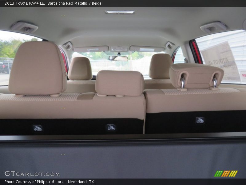 Barcelona Red Metallic / Beige 2013 Toyota RAV4 LE