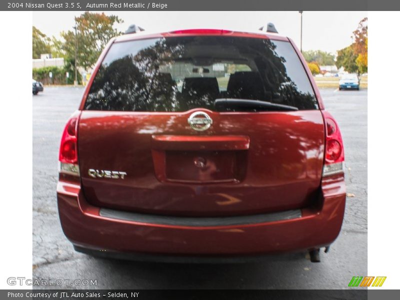 Autumn Red Metallic / Beige 2004 Nissan Quest 3.5 S