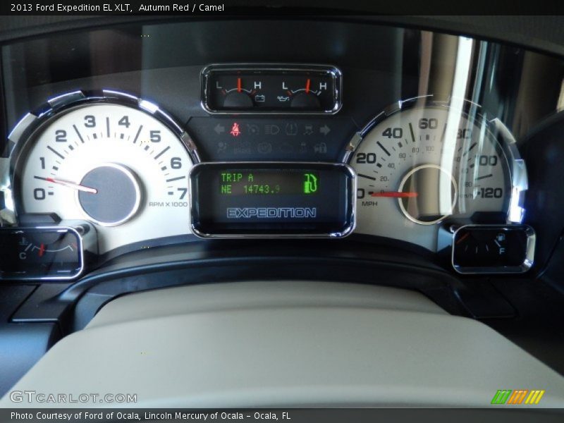 Autumn Red / Camel 2013 Ford Expedition EL XLT