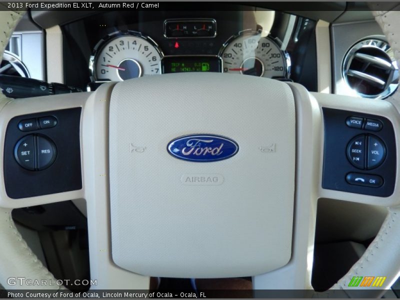 Autumn Red / Camel 2013 Ford Expedition EL XLT