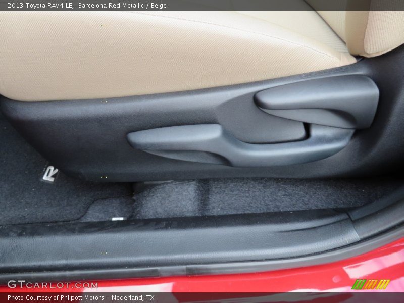 Barcelona Red Metallic / Beige 2013 Toyota RAV4 LE