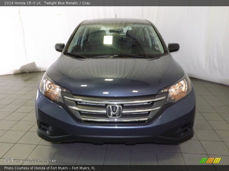 Twilight Blue Metallic / Gray 2014 Honda CR-V LX