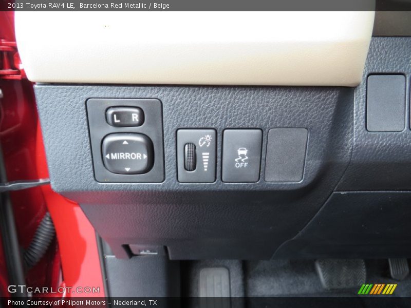 Barcelona Red Metallic / Beige 2013 Toyota RAV4 LE