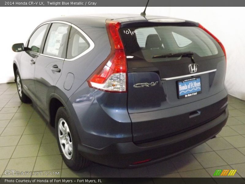 Twilight Blue Metallic / Gray 2014 Honda CR-V LX