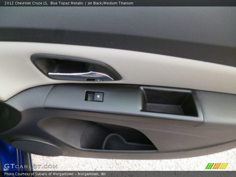 Blue Topaz Metallic / Jet Black/Medium Titanium 2012 Chevrolet Cruze LS
