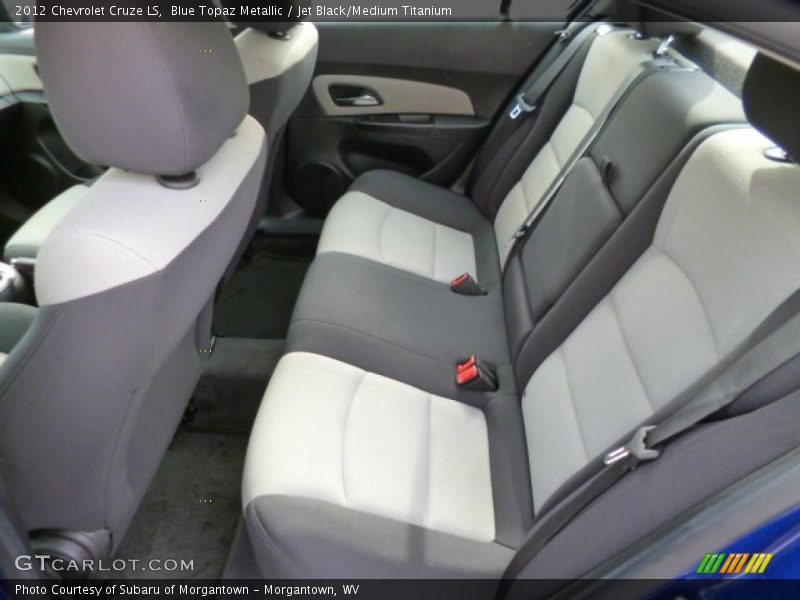 Blue Topaz Metallic / Jet Black/Medium Titanium 2012 Chevrolet Cruze LS