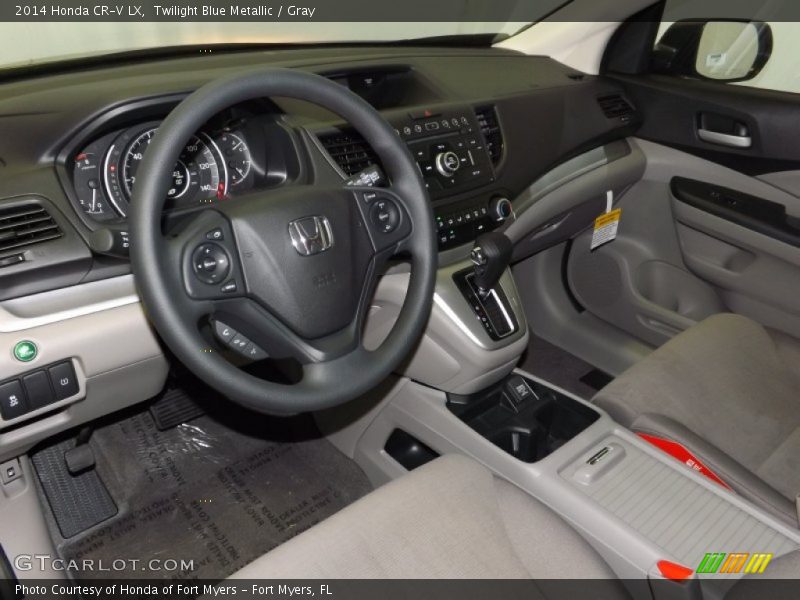Twilight Blue Metallic / Gray 2014 Honda CR-V LX